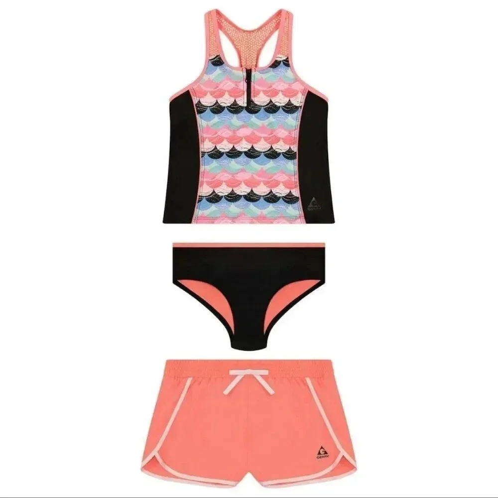 #15 Gerry Youth 3-piece Swim Set, Pink Large 14/16